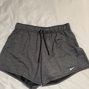 Nike Gray Athletic Shorts Lightweight Breathable